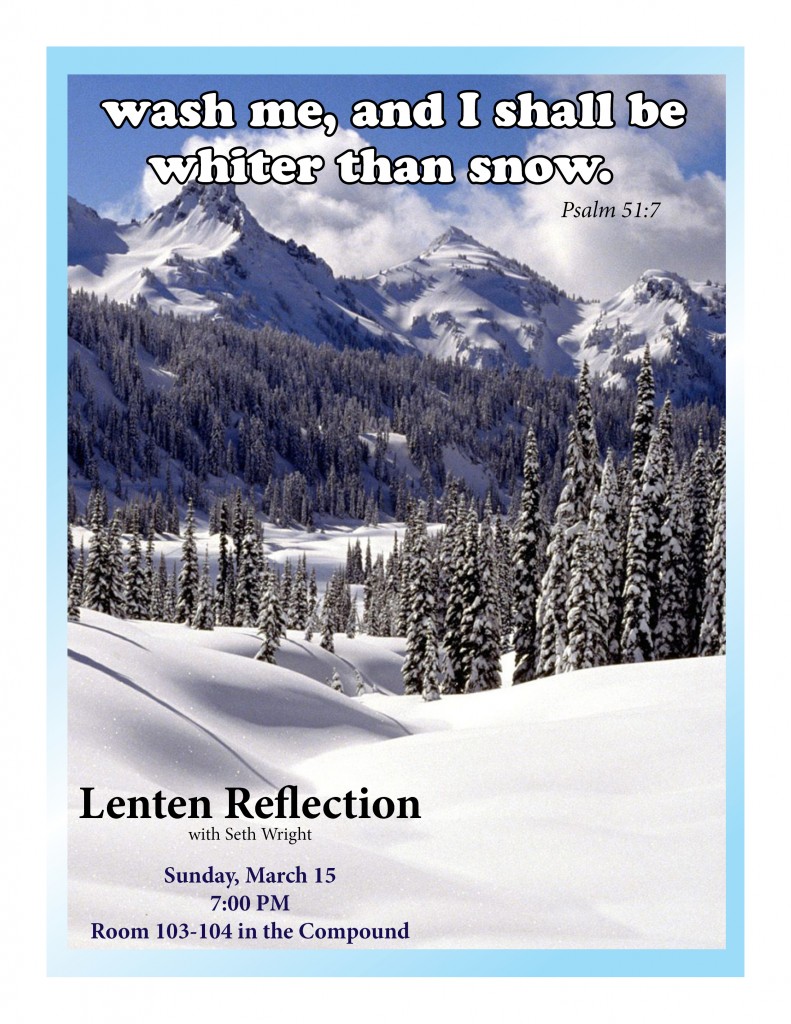 Lenten Reflection ad